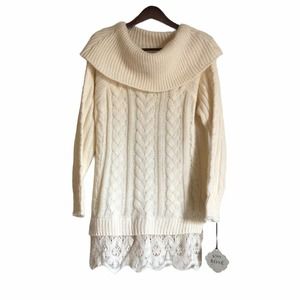 Knox Rose Cream Chunky Knit Sweater